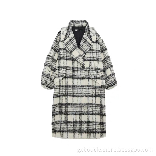 Boucle  plaid Zara design fabric